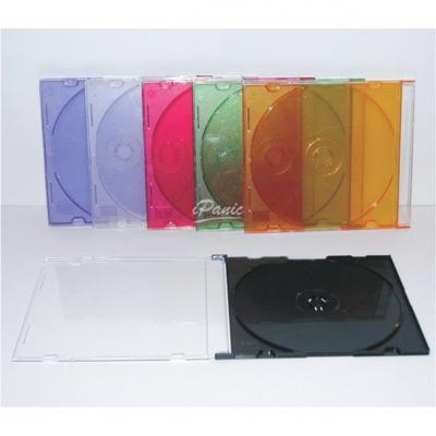 台灣製造 光碟盒 單片裝 CD保存盒 5mm厚 壓克力材質 光碟保存盒 DVD盒 光碟收納盒